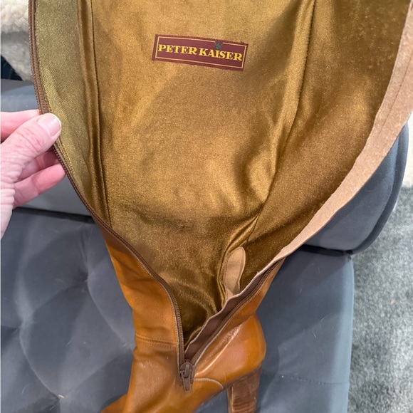 ✨ Vintage Peter Kaiser West Germany Knee-High Leather Boots ✨ - Picture 5 of 9